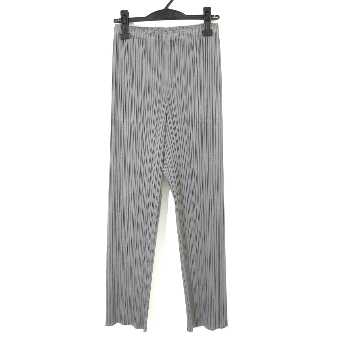 PLEATS PLEASE ISSEY MIYAKE 定価33,000円 BASICS プリーツストレートパンツ 4 PP05JF111 プリーツプリーズ イッセイミヤケ