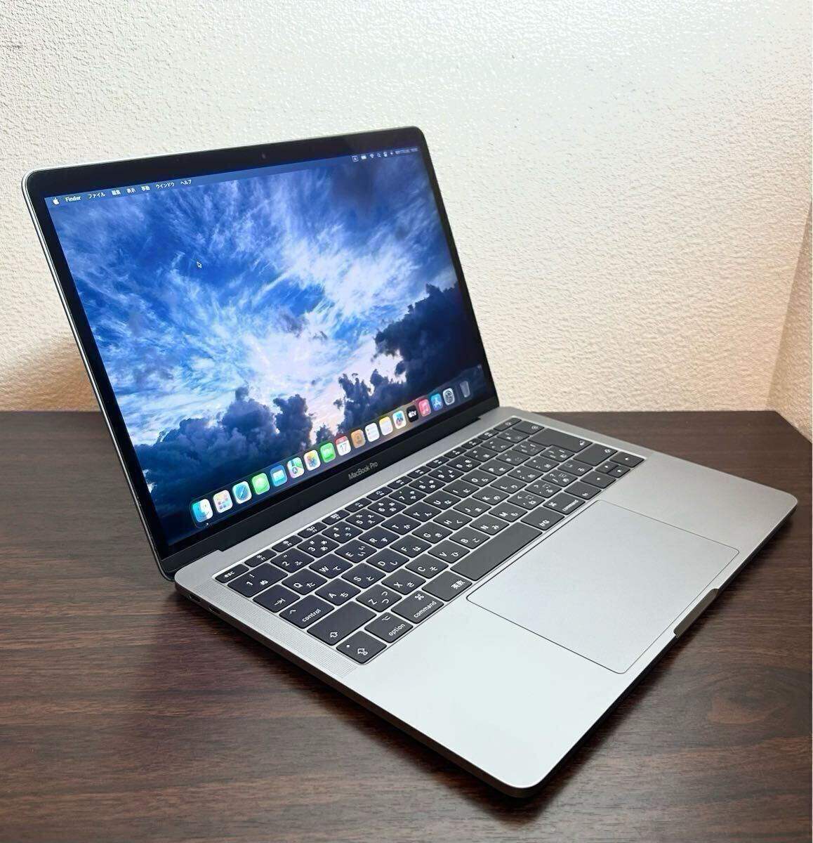 【使用極少25時間/Apple大容量バッテリー】Apple MacBook Pro 13inch 2017/Core i5 2.3GHz/8GB/SSD256GB/充29回/ダブルOS仕様(最新OS)