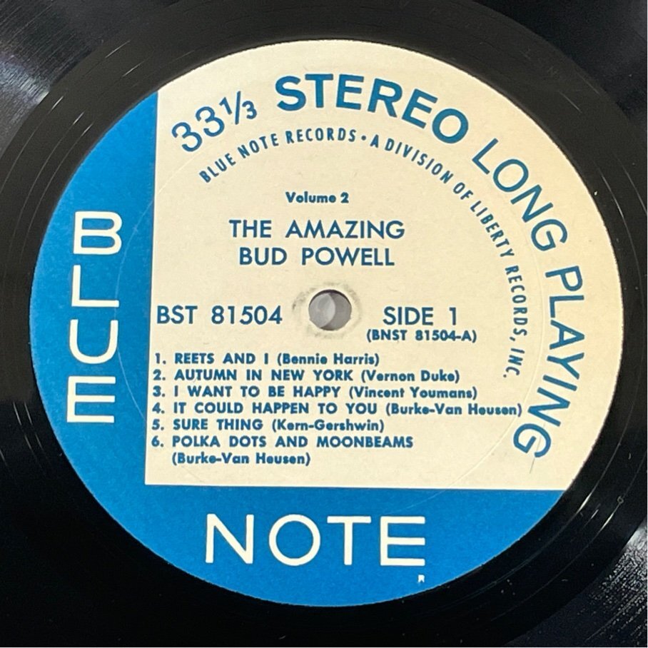 ☆洗浄済 THE AMAZING BUD POWELL Vol. 2 バド?パウエル シュリンク/帯/補(bǔ)充注文票あり BST-81504 LP