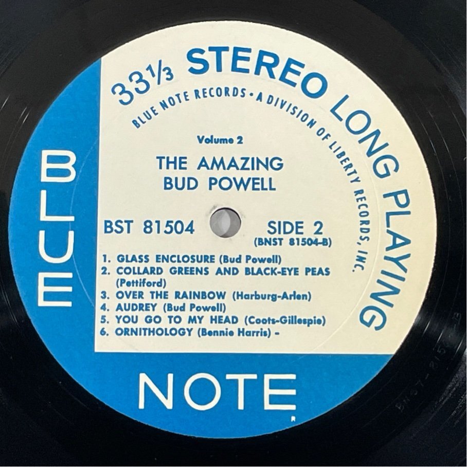 ☆洗浄済 THE AMAZING BUD POWELL Vol. 2 バド?パウエル シュリンク/帯/補(bǔ)充注文票あり BST-81504 LP