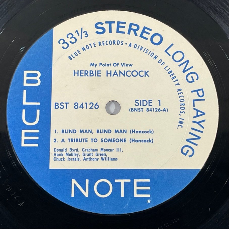 ☆洗浄済 Herbie Hancock My Point Of View ハービー?ハンコック VAN GELDER刻印 帯あり BST-84126 LP
