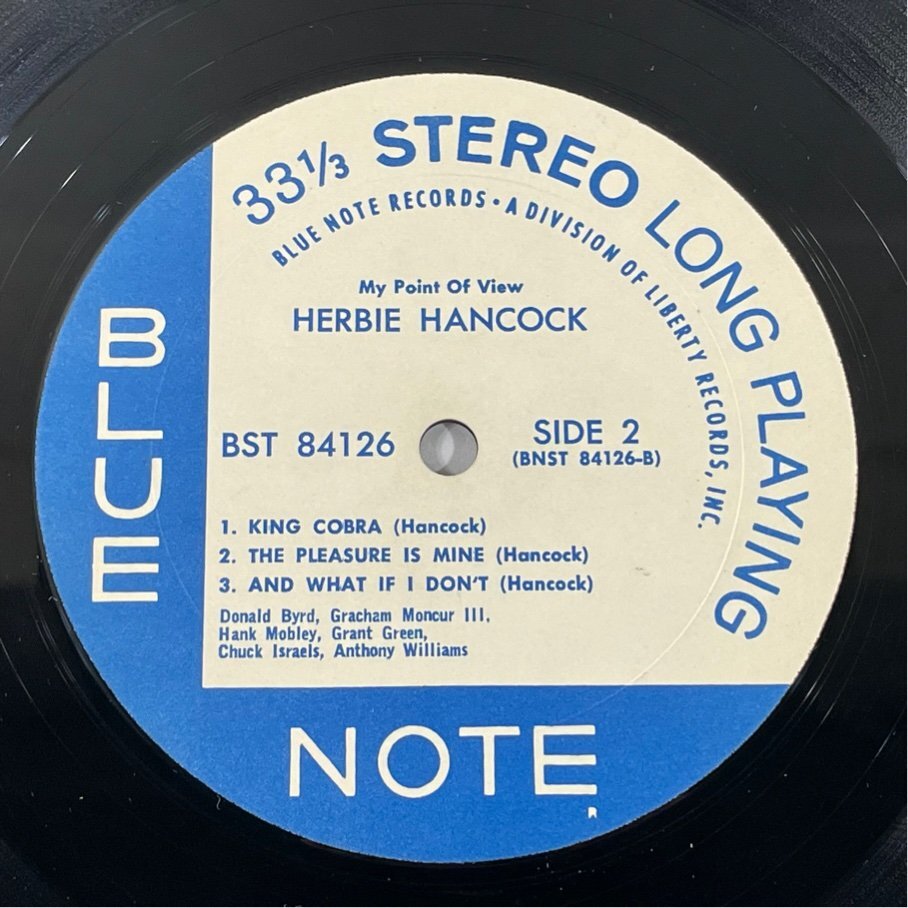 ☆洗浄済 Herbie Hancock My Point Of View ハービー?ハンコック VAN GELDER刻印 帯あり BST-84126 LP