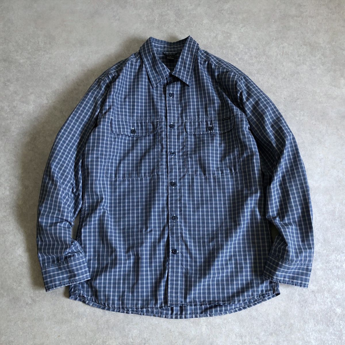 美品●mont-bell●吸水拡散性●WIC.ライト ロングスリーブ シャツ メンズ アウトドア●モンベル