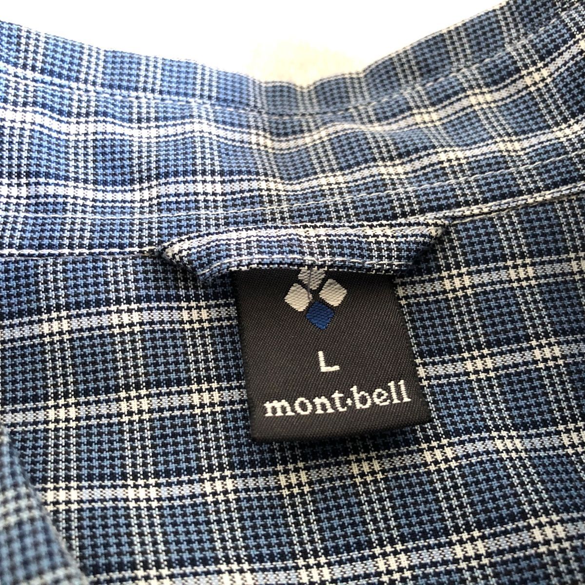美品●mont-bell●吸水拡散性●WIC.ライト ロングスリーブ シャツ メンズ アウトドア●モンベル
