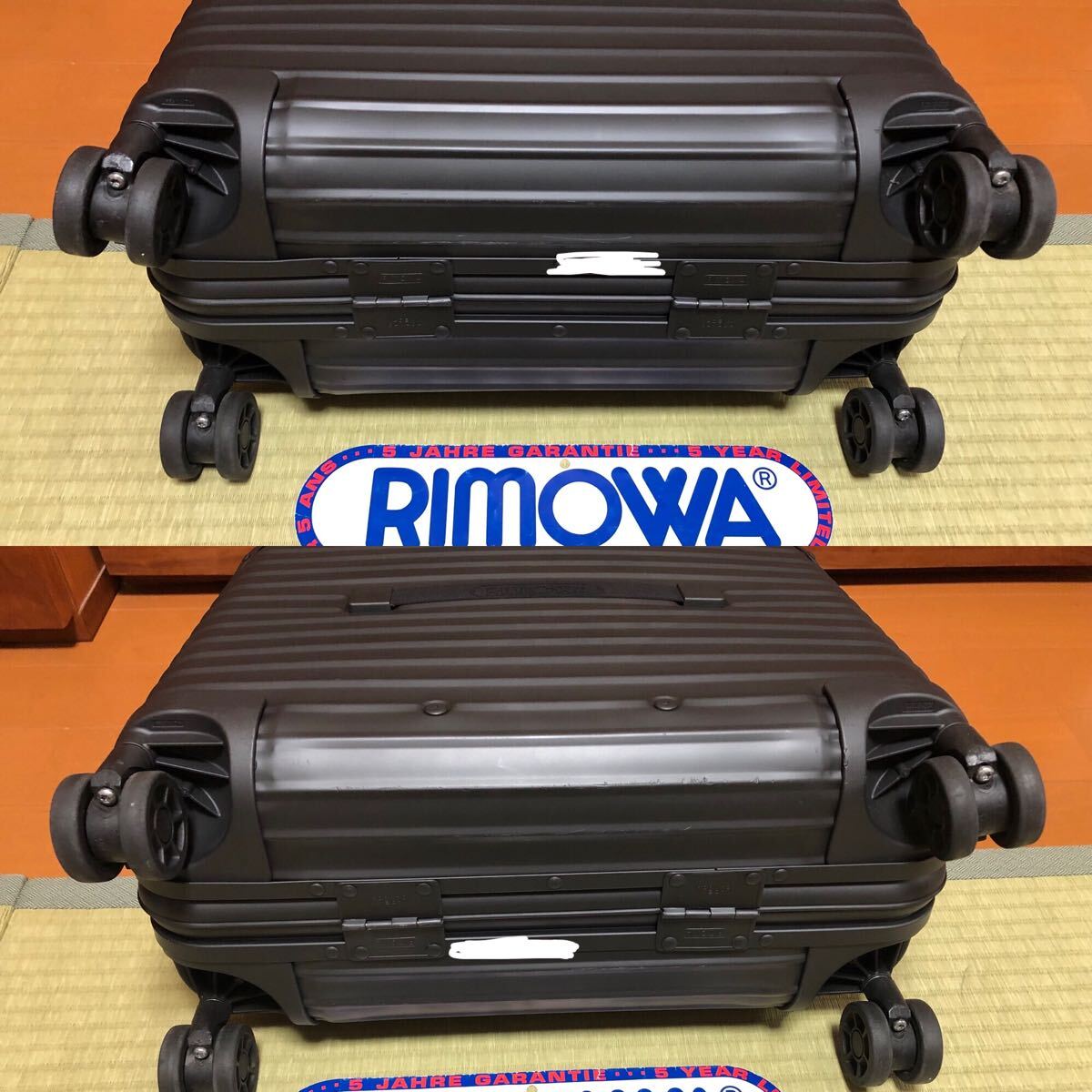 ☆美品☆激レア☆RIMOWA リモワ　ステルス　ビジネストロリー4輪　　26L 早い者勝ち　入手困難