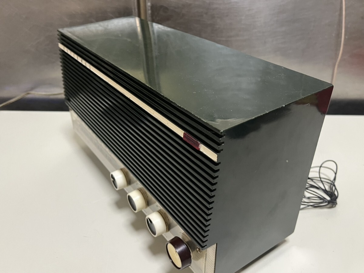○ 當時物 National ナショナル 真空管ラジオ UA-360 MW/SW 松下 Made in Japan 受信確認済 中古品 ④