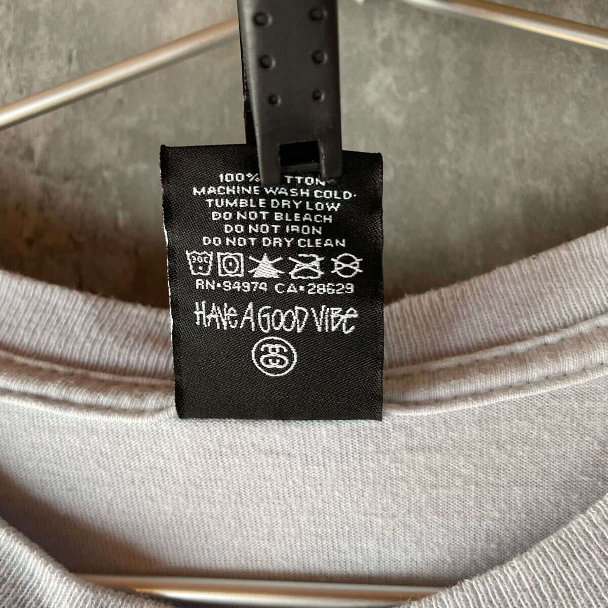 【STUSSY】ステューシー ロングスリーブTシャツ Sサイズ ロンT 長袖 古着 S〜Mサイズ相当 横乗り スケボー Y2K_画像5