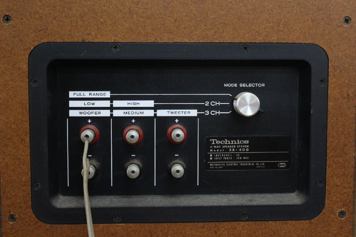 [to камень ]*2 выход отправка * Technics Technics SB-400 3-way акустическая система пара выход звука подтверждено EAZ01EWH89
