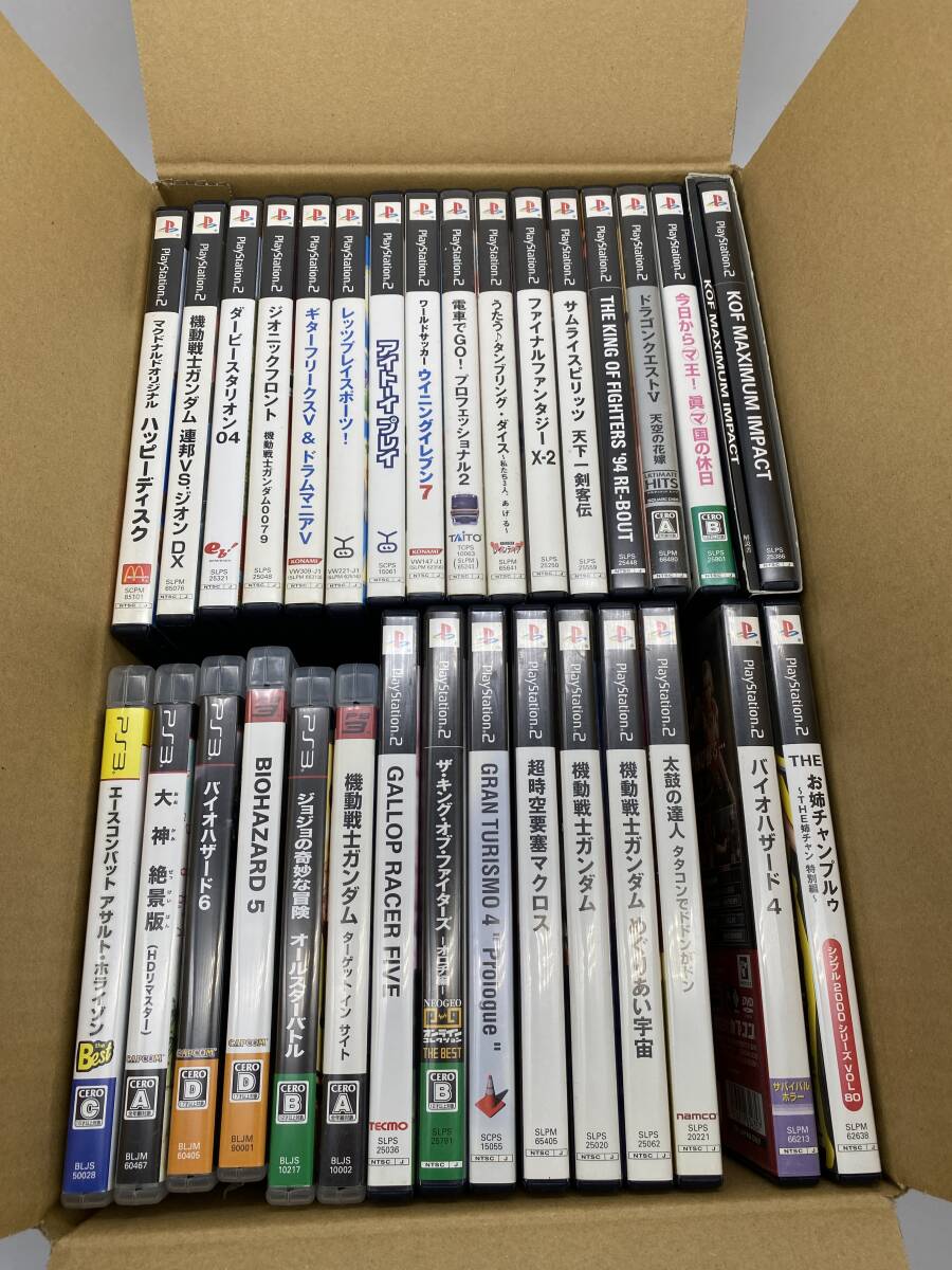PS2 PS3 ソフト 80サイズ 動作未確認 ジャンク まとめ売り 電車