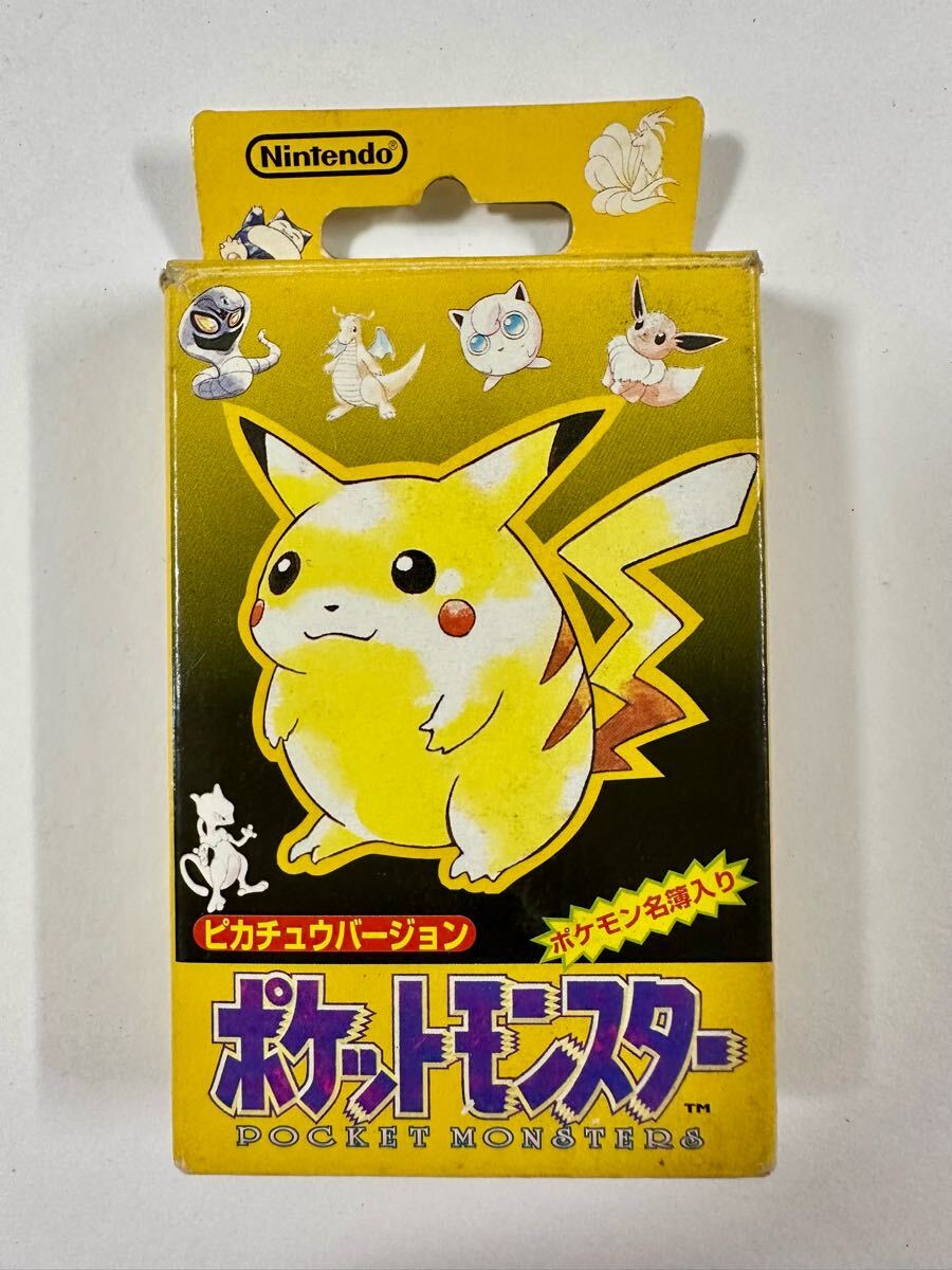 ポケモン トランプ ピカチュウバージョン ポケットモンスター 未使用 現状品 ポケットモンスター ポケモン ポケモントランプ トランプ