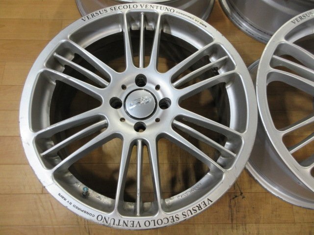 RAYS VERSUS SECOLO VENTUNO レイズ ベルサス アルミホイール 4本セット 4H-100 17インチ 7J+30 ロードスター bB シエンタ プロボックス 等_画像2