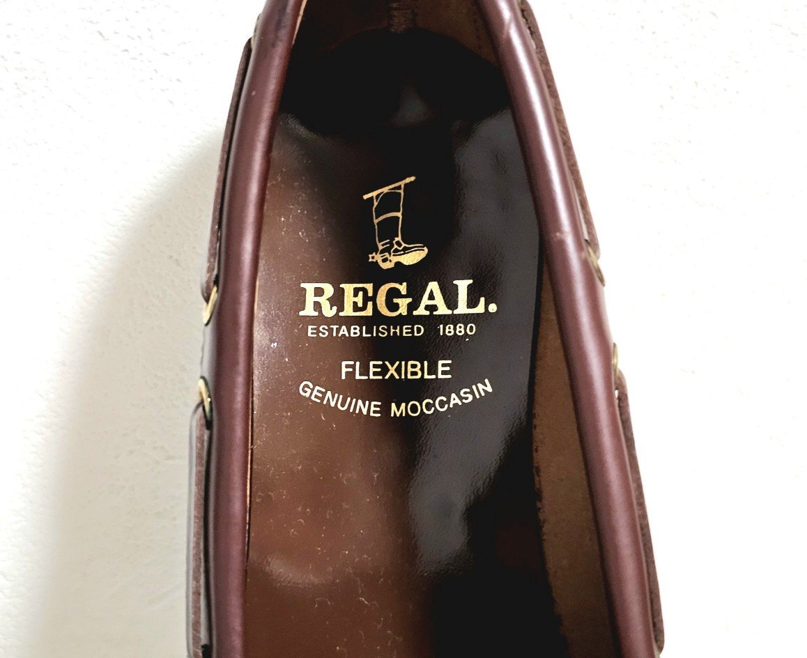 [ не использовался ] REGAL Reagal Loafer 24.0cm Brown кожа обувь студент обувь ходить на работу обычно используя женский 