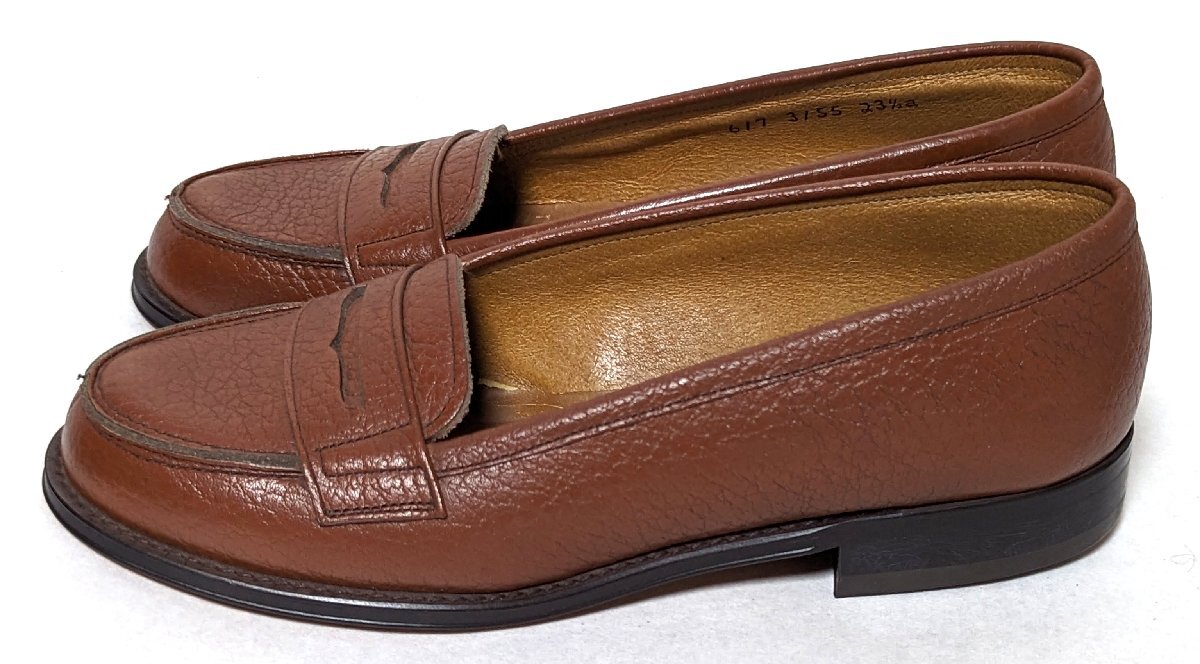 * новый товар * REGAL Reagal Loafer 23.5cm Brown чай цвет кожа обувь женская обувь обувь кожа обувь ходить на работу посещение школы мода 