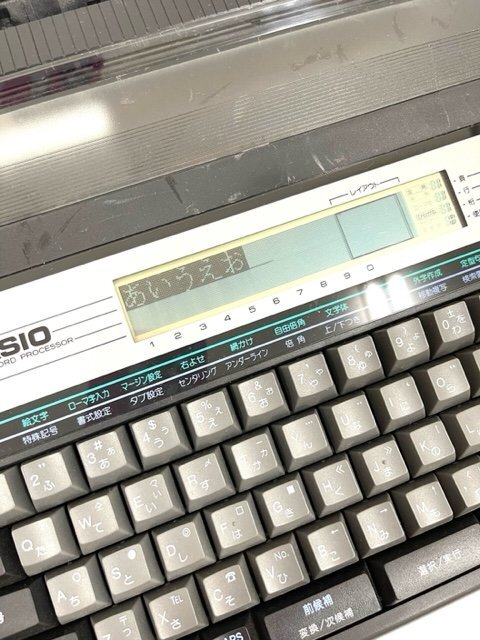 [ retro ] CASIO Casio personal текстовой процессор HW-630 текстовой процессор подлинная вещь 