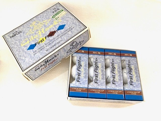 ★新品★ DUNLOP HI-BRID MIRACLE EVERIO BRIDGESTONE Newing GilaHawks First Flight ゴルフボール　5箱セット　まとめ　練習　コース