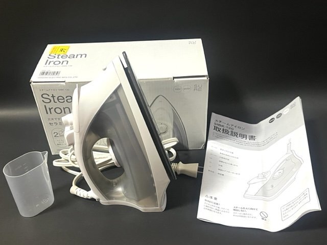 石崎電気制作所 スチームアイロン SIBK-120 ショットスチーム セラミックコーティング 大容量タンク 2019年制
