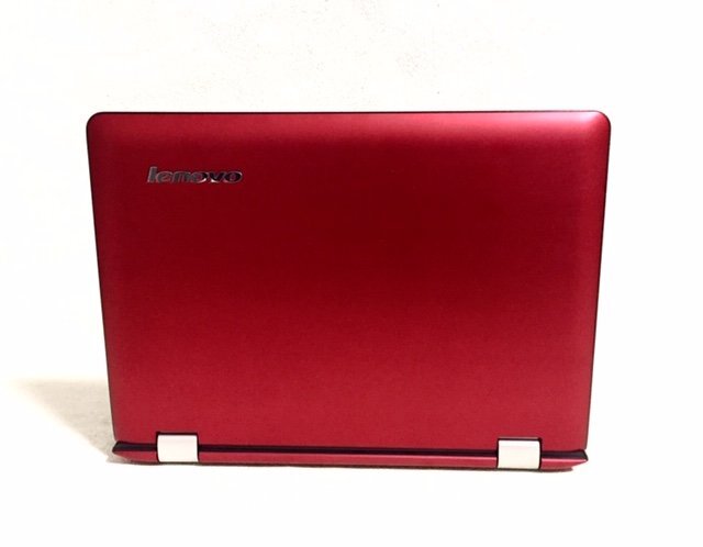 Lenovo レノボ 80KU00D1JP コンパクトタイプ ノートパソコン 11.6インチ 2GB 軽量コンパクト Webカメラ搭載 レッド 300S-11IBR 80KU