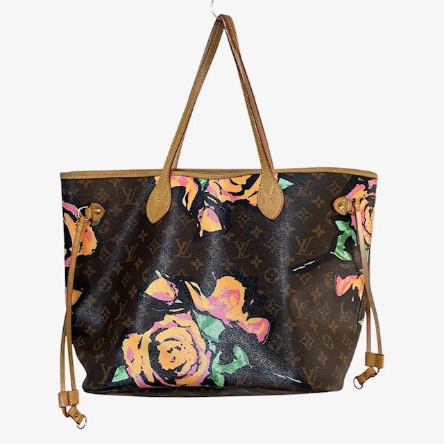 LOUIS VUITTON ルイヴィトン トートバッグ ネヴァーフルMM モノグラム スティーブンスプラウス ローズ ピンク バラ 薔薇 ブランド