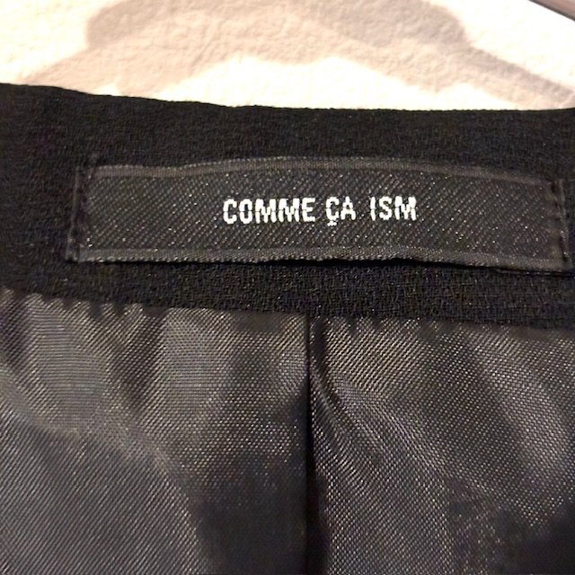 【美品】COMME CA ISM コムサイズム テーラードジャケット Lサイズ レディース トップス 上著 ジャケット 12-02GS87 フォーマル
