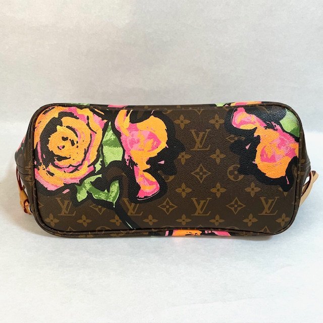 LOUIS VUITTON ルイヴィトン トートバッグ ネヴァーフルMM モノグラム スティーブンスプラウス ローズ ピンク バラ 薔薇 ブランド