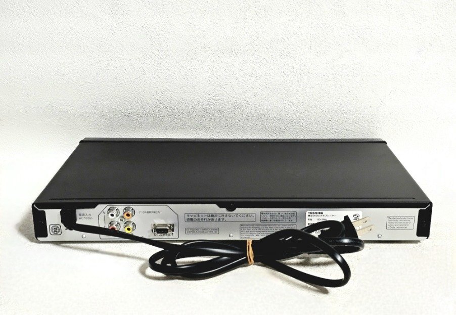 TOSHIBA Toshiba DVD видео плеер SD-290J DVD воспроизведение тонкий compact 2008 год производства дистанционный пульт . функционирование возможность бытовая техника 