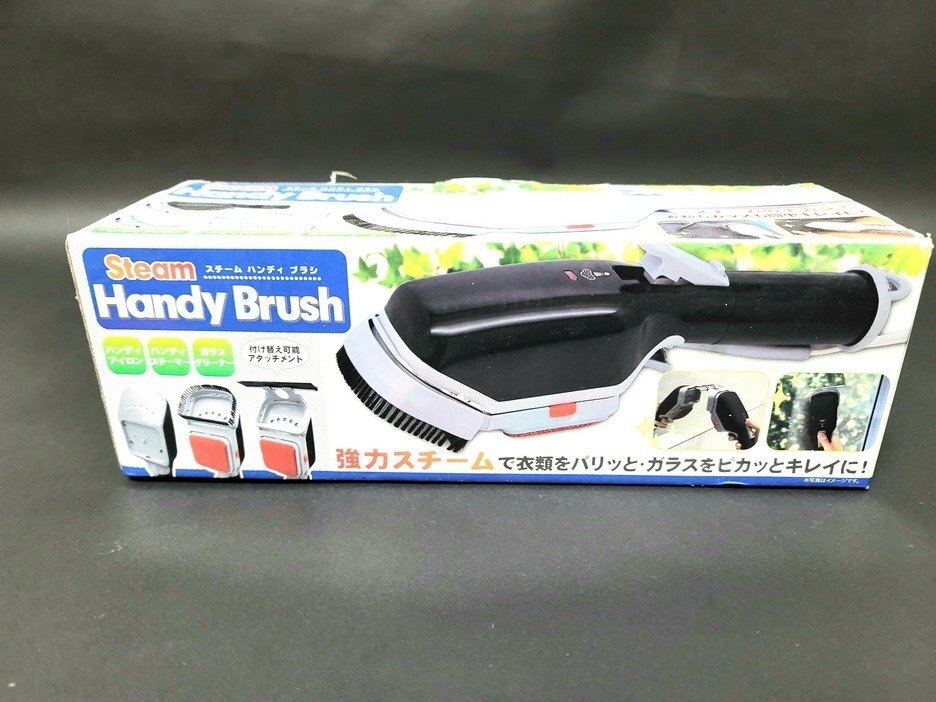 ★新品★ ピーナッツクラブ スチームハンディブラシ アイロン 衣類 鏡の汚れもピカピカに