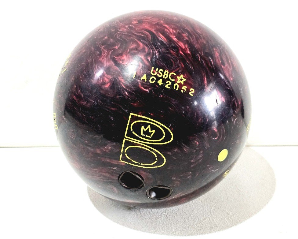 ボウリング球 マイボール 7.1kg インターナショナルゾーン 収納バッグ付 赤系 上級(jí)?プロ用
