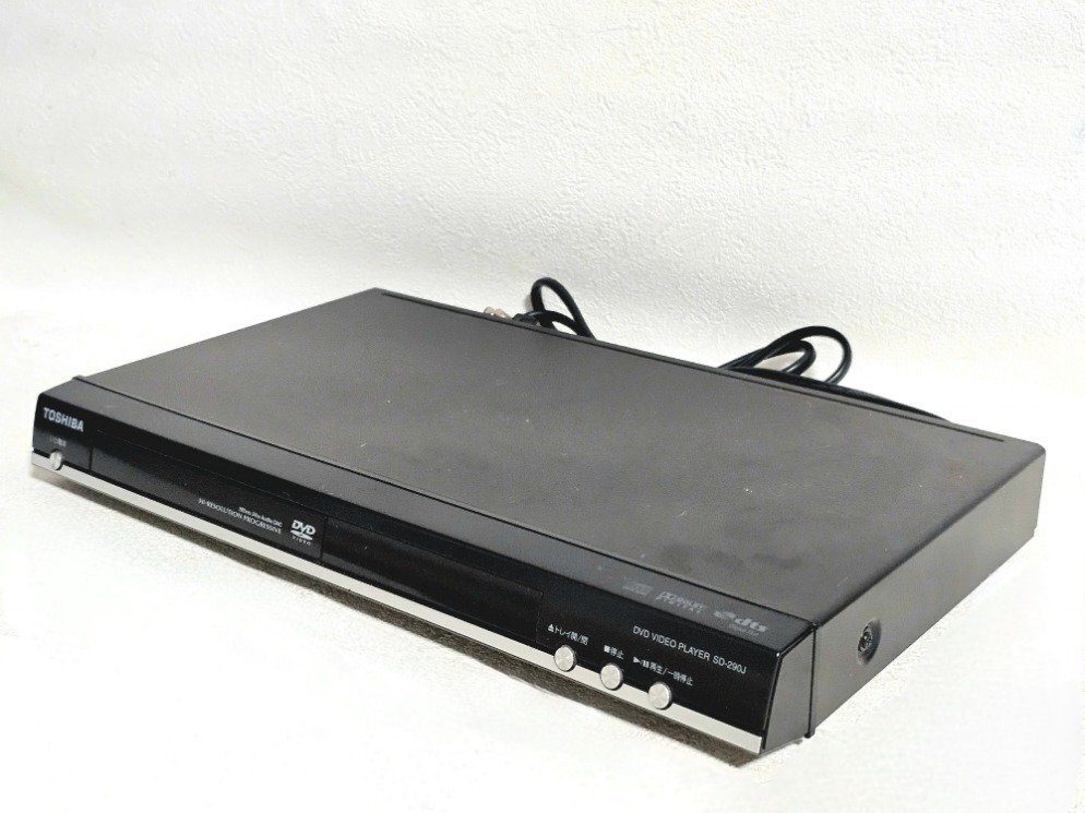 TOSHIBA Toshiba DVD видео плеер SD-290J DVD воспроизведение тонкий compact 2008 год производства дистанционный пульт . функционирование возможность бытовая техника 