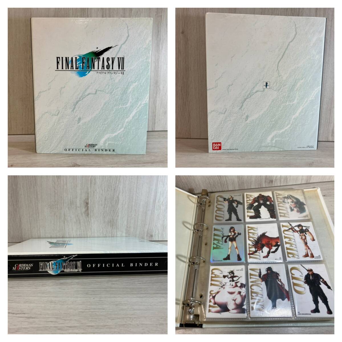FINAL FANTASY VII カードダスマスターズ オフィシャルバインダー FINAL FANTASY VII カードダスマスターズ OFFICIAL BINDER