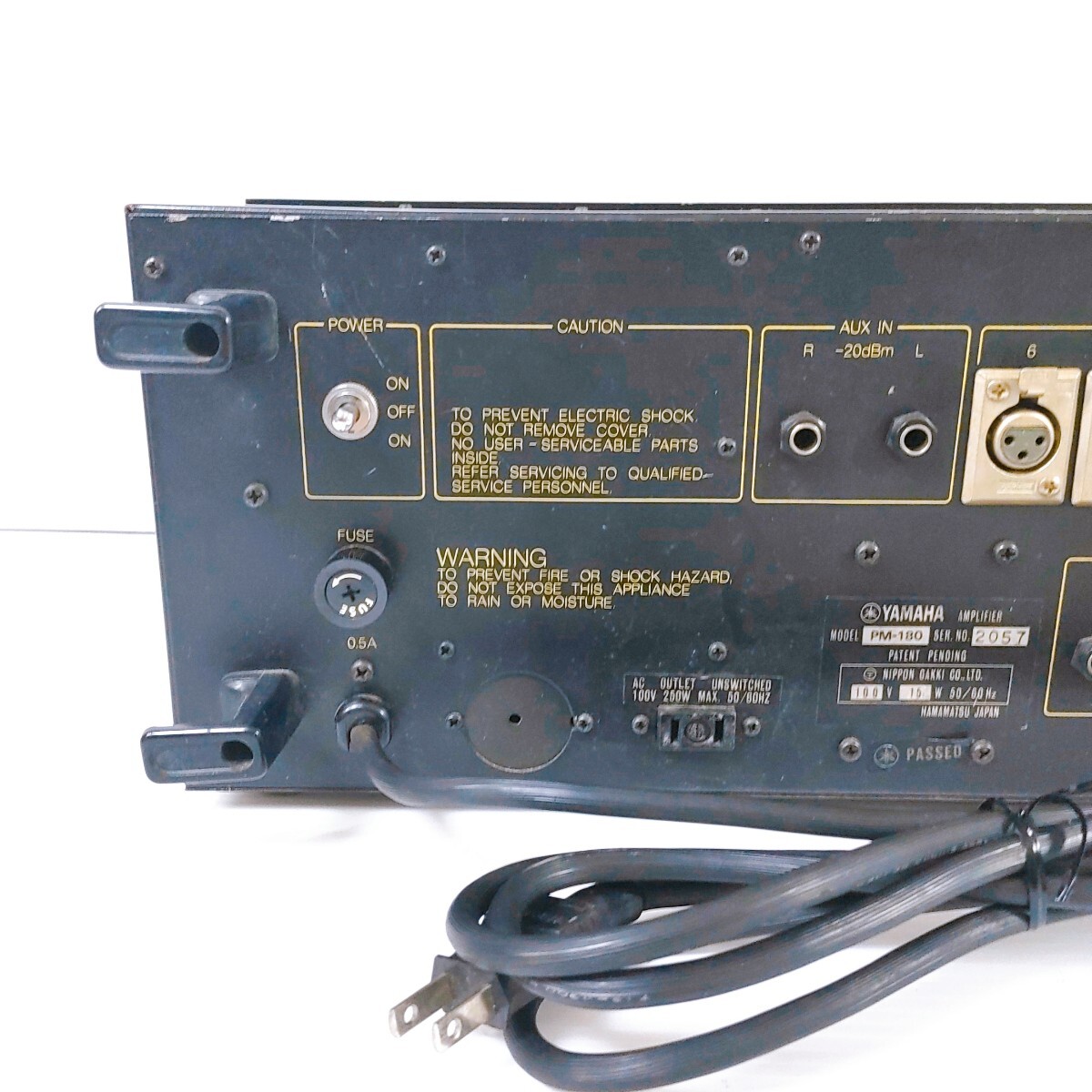 YAMAHA PM-180 ヤマハ マイクプリアンプ 6チャンネルミキサー YAMAHA PM-180 ヤマハ マイクプリアンプ 6チャンネルミキサー