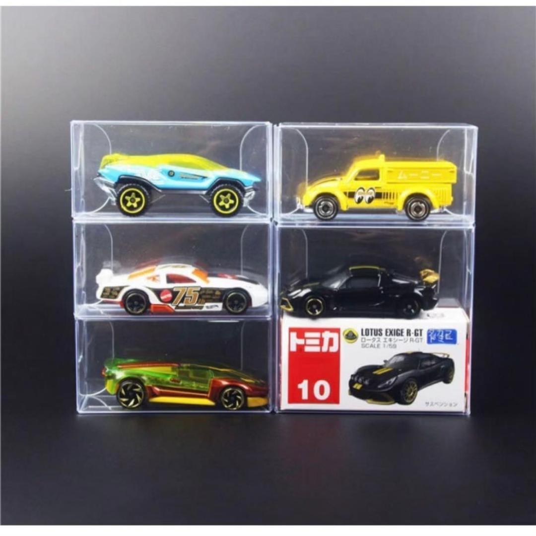 ミニカー 透明クリアケース 厚手ハードタイプ 大 50枚 コレクション 保護(hù)ケース