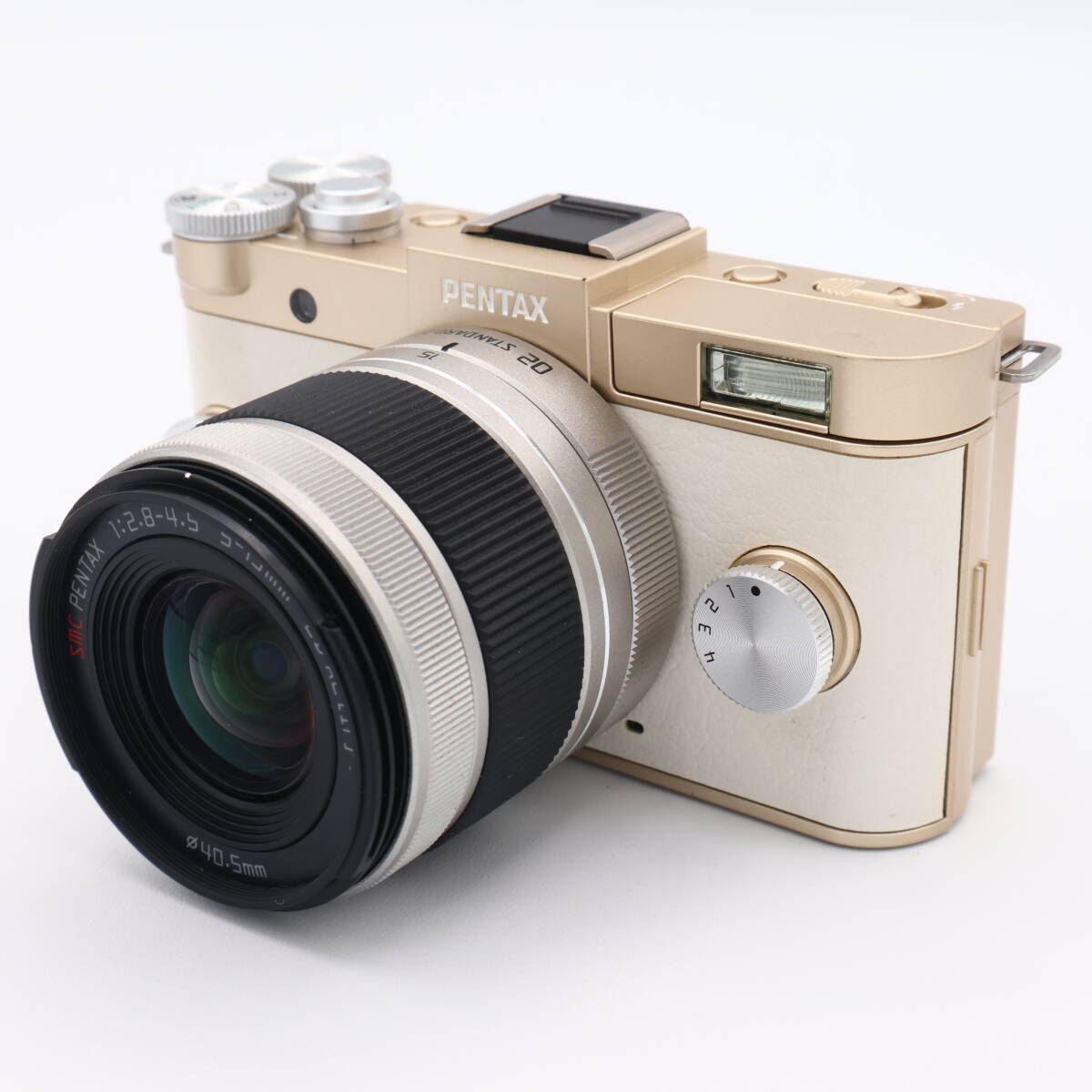 PENTAX ミラーレス一眼 Q-S1 ズームレンズキット [標(biāo)準(zhǔn)ズーム 02 STANDARD ZOOM] ゴールド ペンタックス?。?50526_2623397