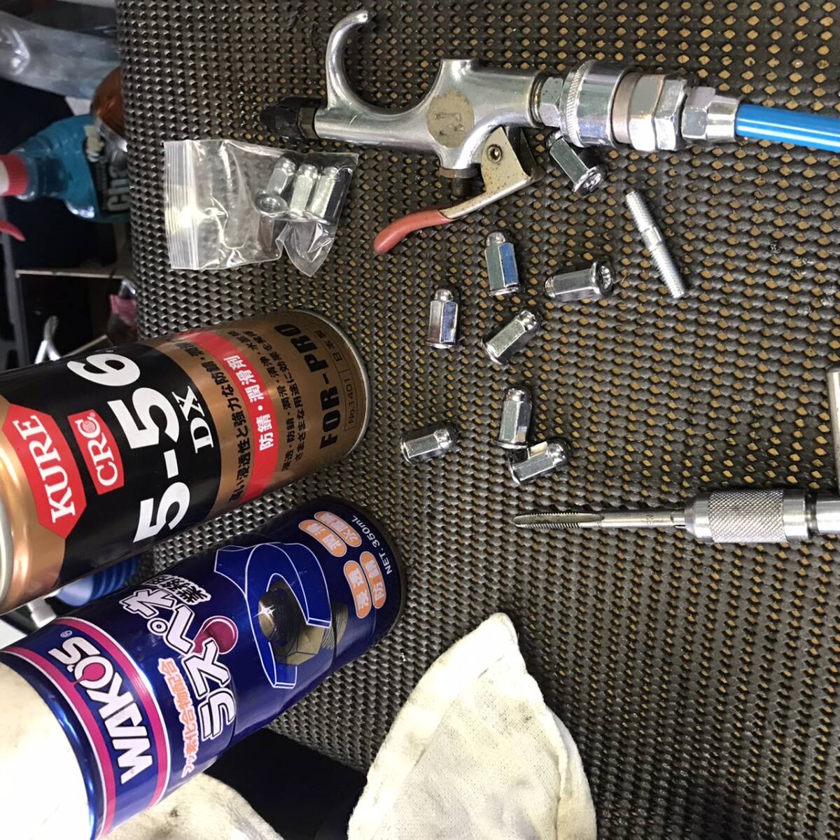 送料無(wú)料 8個(gè) M6 P1.0 長(zhǎng)21mm クロムメッキ フランジナット マフラーナット ゼファー400 Z400FX Z1 バリオス CB400 ホーネット XJR CB750