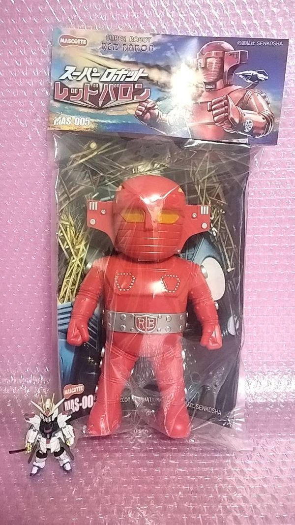 24cm レッドバロン ソフビ MAS-005 スーパーロボット