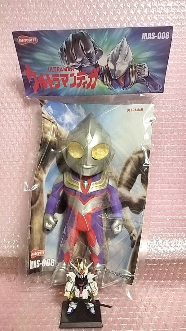 MAZZCOTウルトラマンティガソフビ MAS-008 24cm 新品 MAS-008 ウルトラマンティガ ソフビ 円谷 MAZZCOT