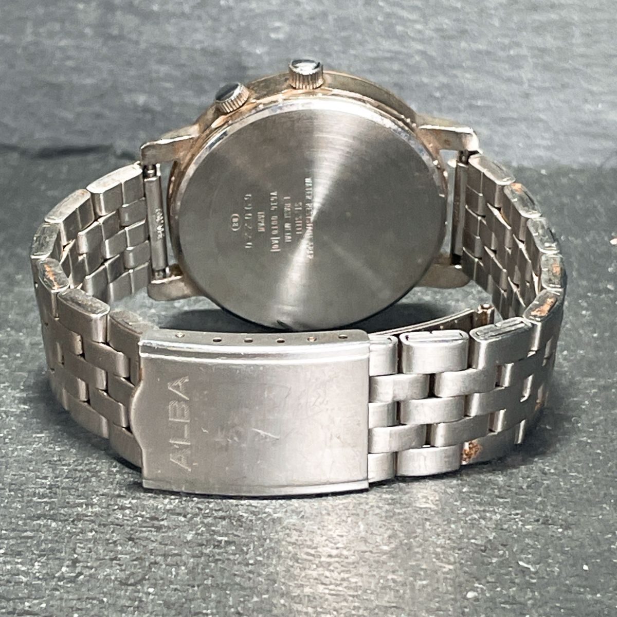 美品 SEIKO セイコー ALBA アルバ ULTRA SONIC CALL ウルトラソニックコール V636-0010 腕時(shí)計(jì) アナログ クオーツ 電池交換済み 動(dòng)作確認(rèn)済