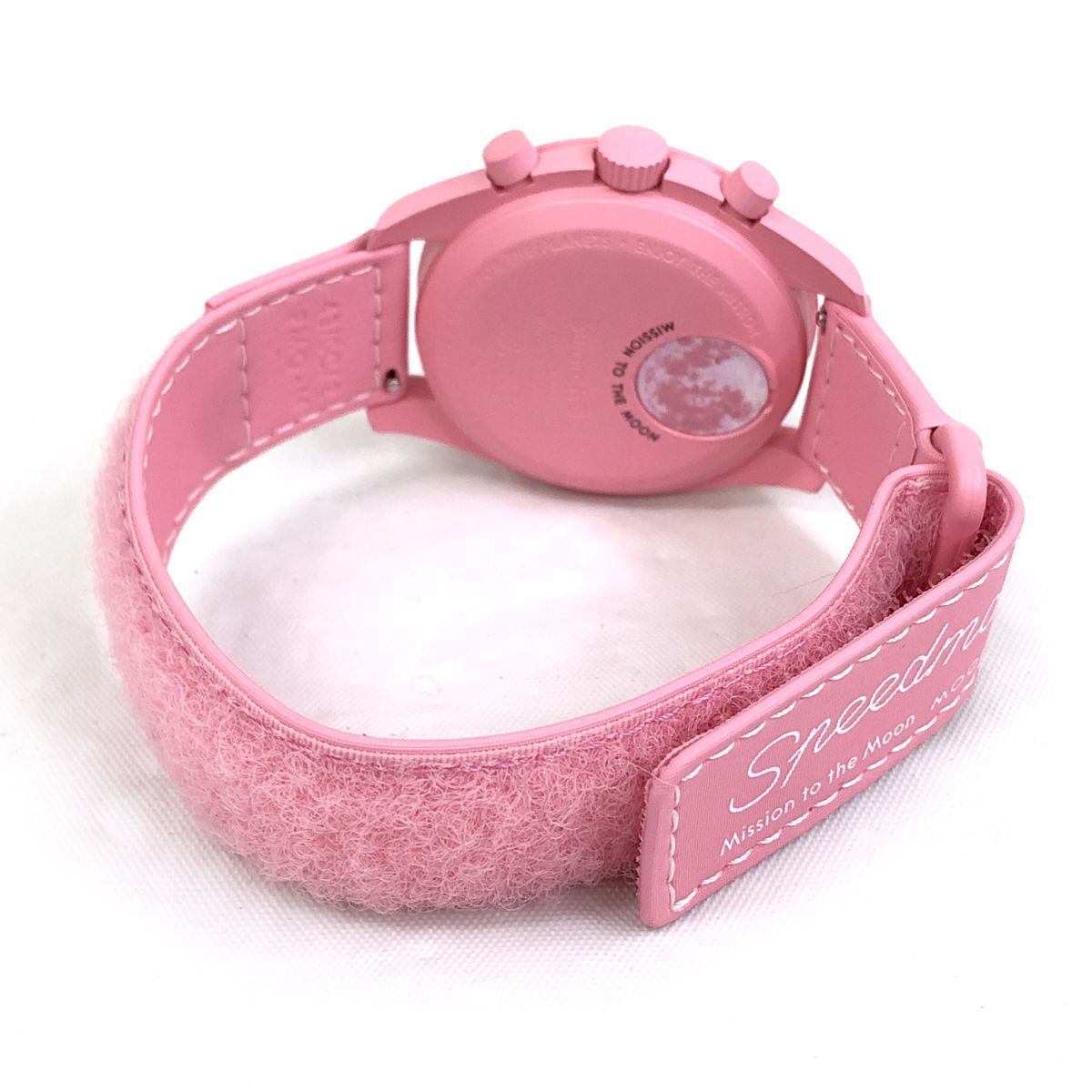 新品 2025年購(gòu)入 Swatch × Omega ムーン スウォッチ × オメガ MISSION TO THE PINK MOONPHASE ピンクムーン SO33P700 腕時(shí)計(jì) クオーツ
