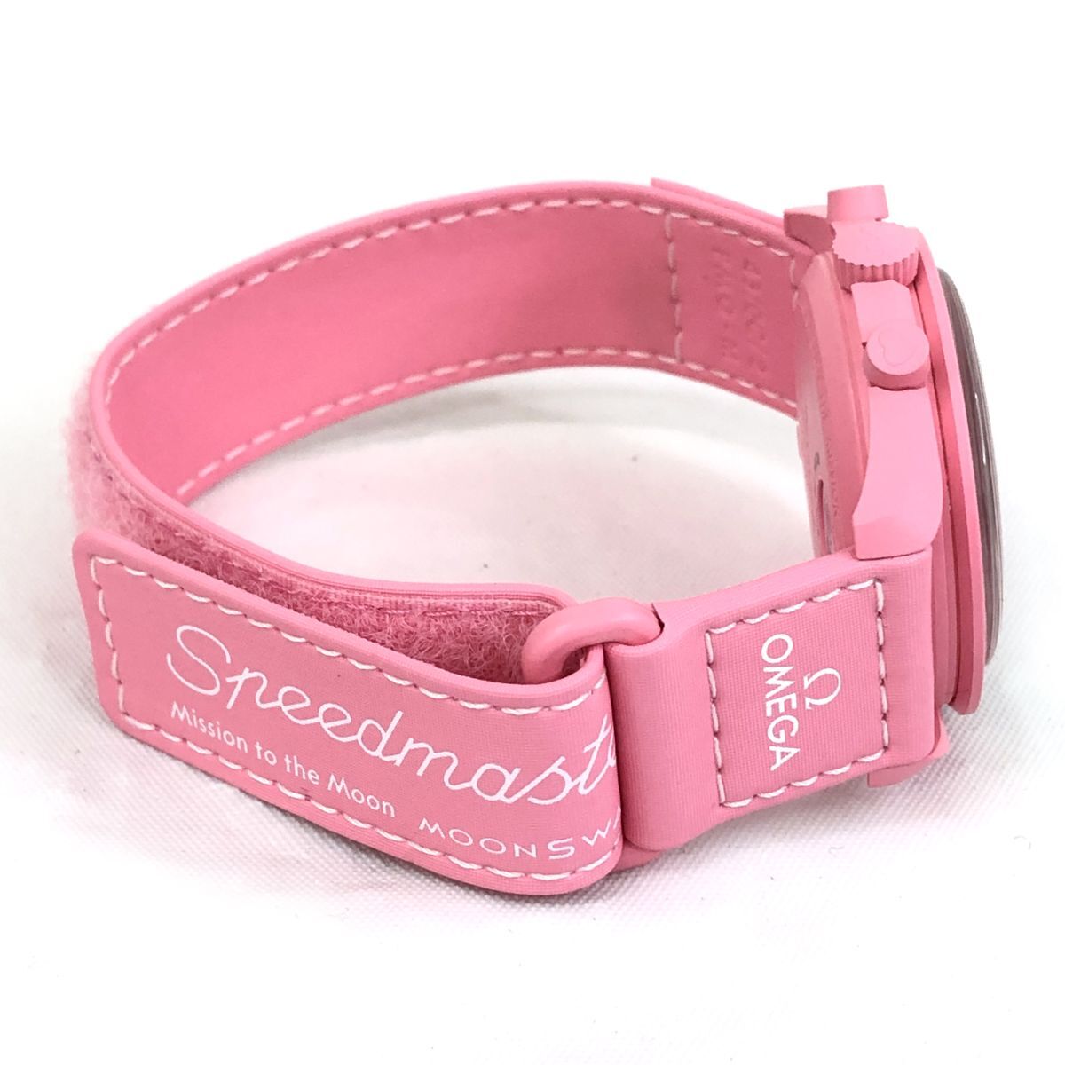 新品 2025年購(gòu)入 Swatch × Omega ムーン スウォッチ × オメガ MISSION TO THE PINK MOONPHASE ピンクムーン SO33P700 腕時(shí)計(jì) クオーツ