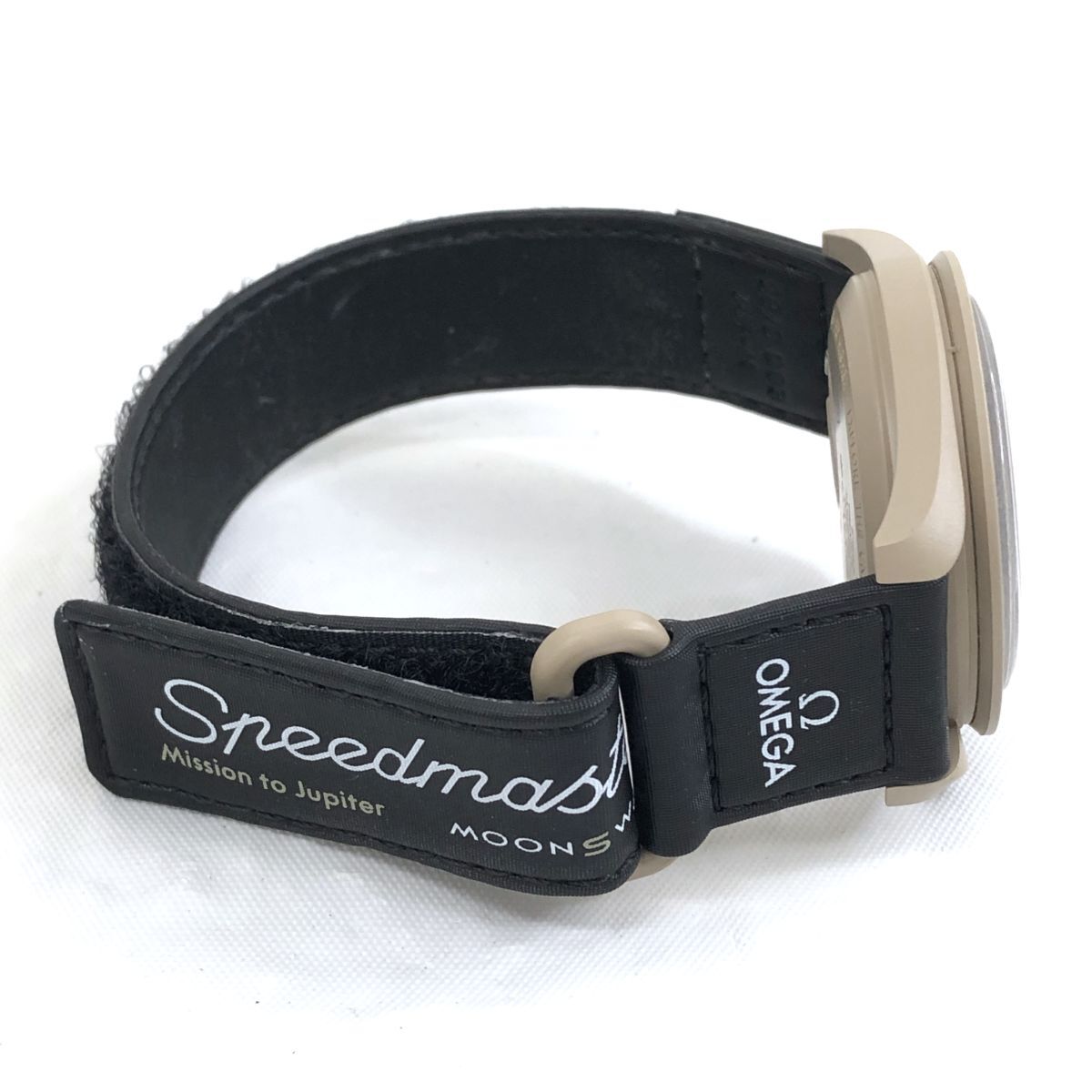 美品 Swatch × Omega ムーン スウォッチ × オメガ MISSION TO JUPITER ジュピター SO33C100 腕時(shí)計(jì) クオーツ クロノグラフ 動(dòng)作確認(rèn)済み