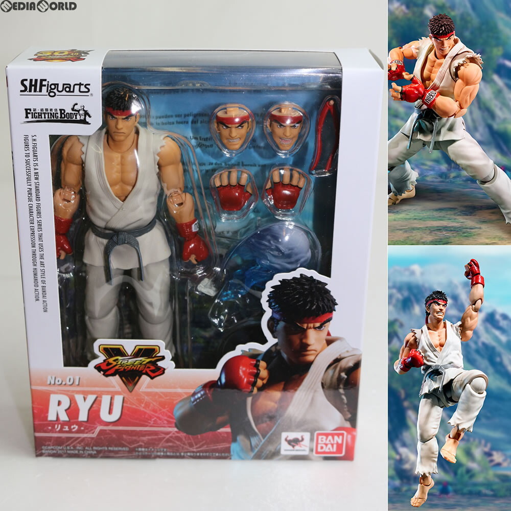 【中古】[FIG]S.H.Figuarts(フィギュアーツ) リュウ STREET FIGHTER(ストリートファイター) 完成品 可動フィギュア バンダイ(61210648)_画像1