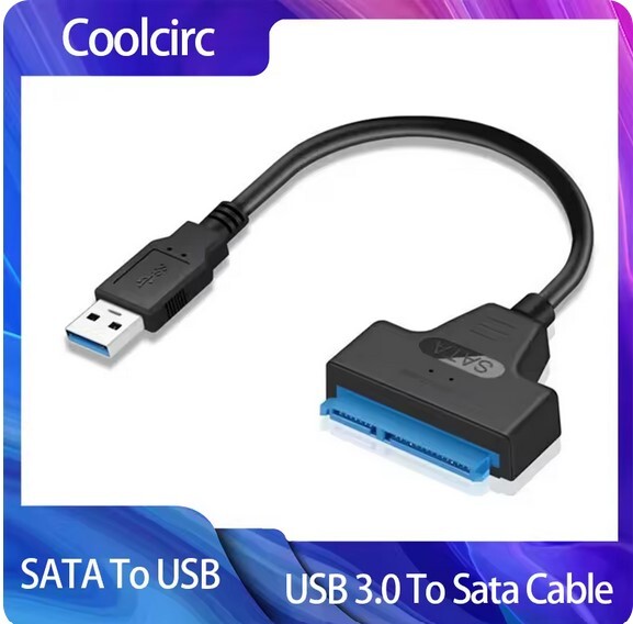 ☆　新品・未使用　SATA-USB 3.0 2.5インチ HDD SSD SATA to USB変換アダプターケーブル