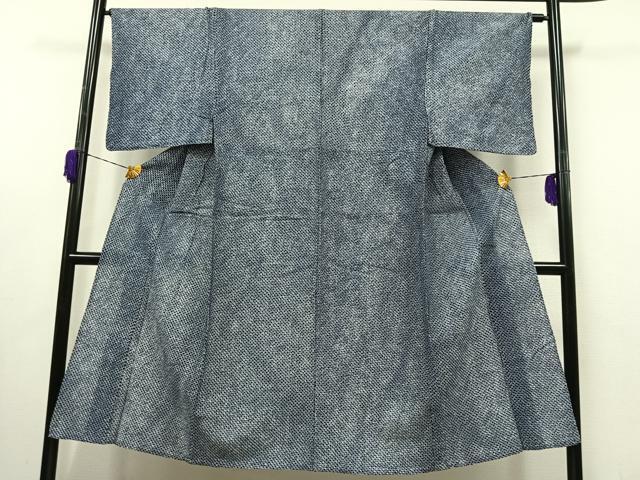 平和屋著物∴夏物　男性　浴衣　有松鳴海絞り　綿　逸品　AAAU4687jh