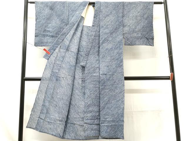 平和屋著物∴夏物　男性　浴衣　有松鳴海絞り　三浦絞り　綿　逸品　DAAS8515cd
