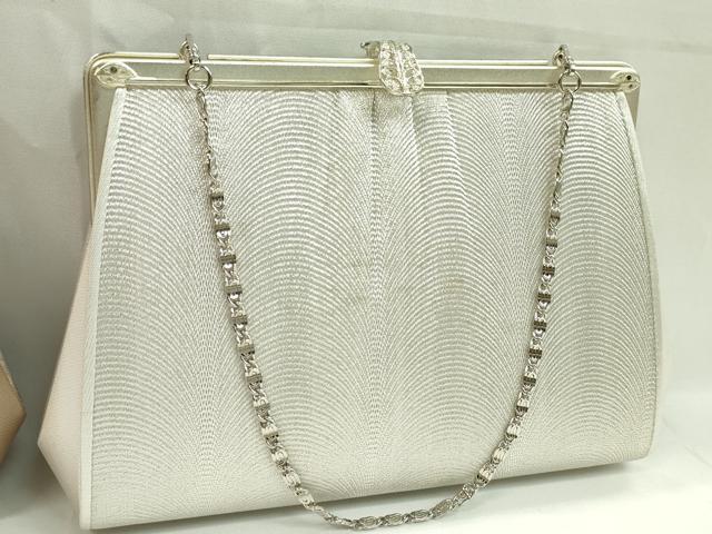 平和屋著物▼和裝小物　和裝バッグまとめて３點(diǎn)　ハンドバッグ　市松流水舞花文　誰(shuí)が袖地紙吉祥花文　金銀纟　逸品　CAAS9755ju