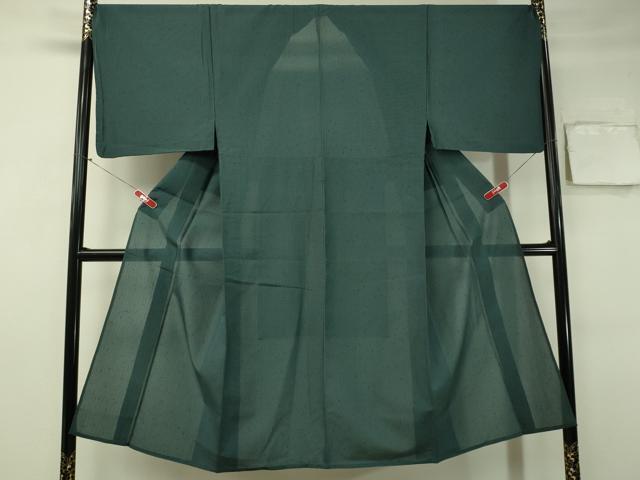 平和屋著物＊夏物　男性　お召　縞　正絹　逸品　CAAS8085vp