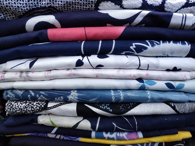 平和屋本店■1円 浴衣 まとめて 45點 金魚 花柄 朝顔 紫陽花 KIMONO by NADESHIKO 綿紅梅 など 著用可能多數(shù) 未使用品あり ppp2172