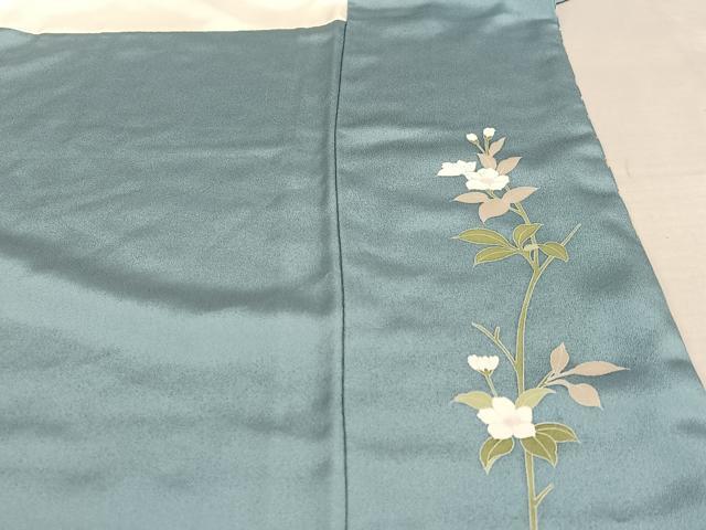 平和屋着物○訪問着 友禅 作家物 枝花文 暈し染め 正絹