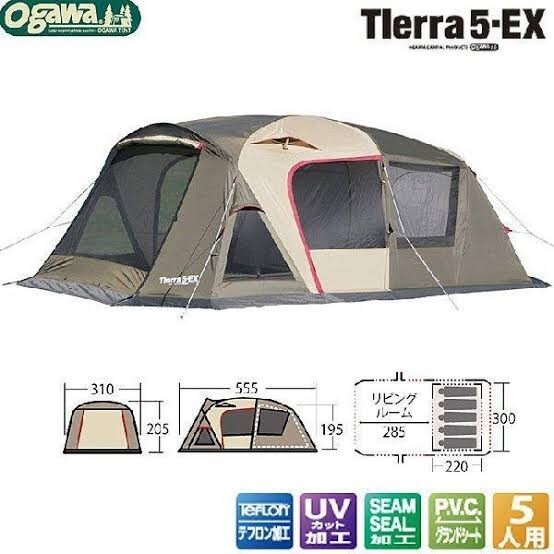１円? ogawa テントティエラ5-EX 2766　Tierra5-EX キャンプ オガワ