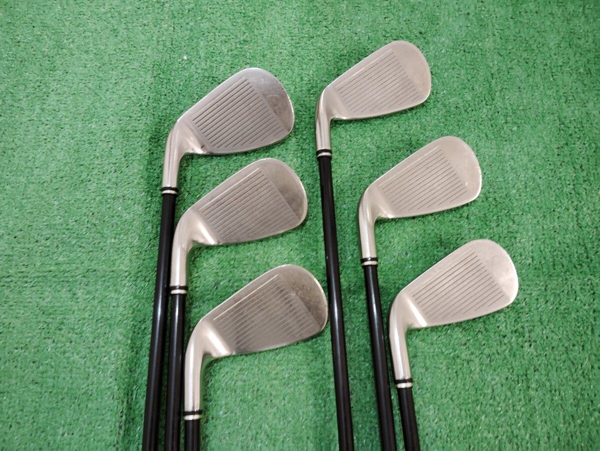 ★中古/6本セット/XXIO6 ゼクシオ アイアンセット/#5-9、PW/MP600カーボン/フレックスSR_画像2