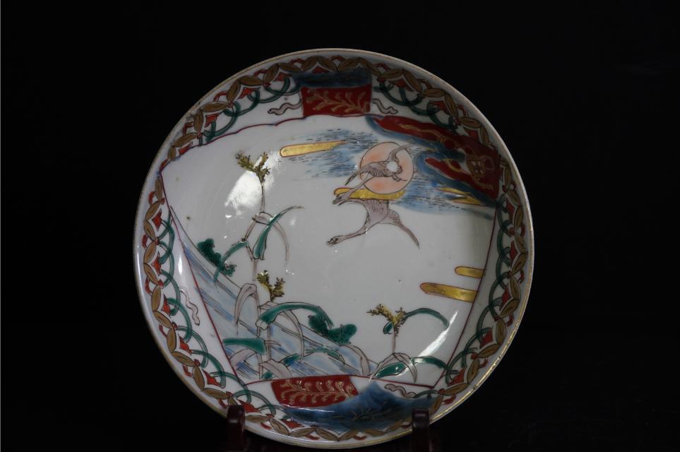 伊万里色絵人物文輪花なます皿 5客組 A | KATAKAGO_TOKYO